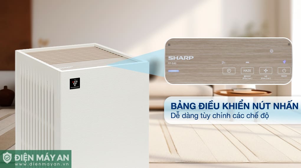 Máy lọc không khí Sharp FP-S40V-W 23W